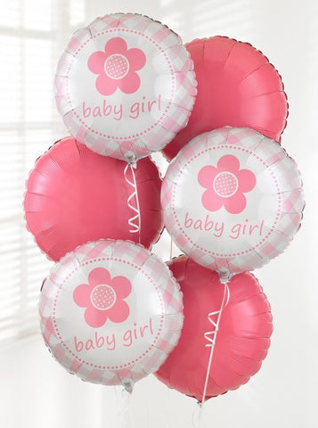 Baby Girl Balloon Bouquet (May Vary)