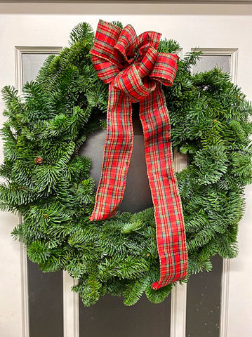 Christmas Door Wreath (Plain 50cm)