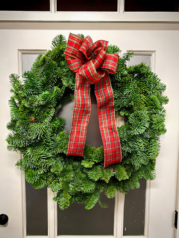 Plain Christmas Door Wreath 50㎝ 🎄