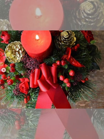 Christmas Table Centerpiece