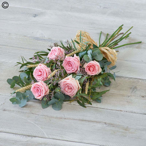 Simple Pink Rose Sheaf