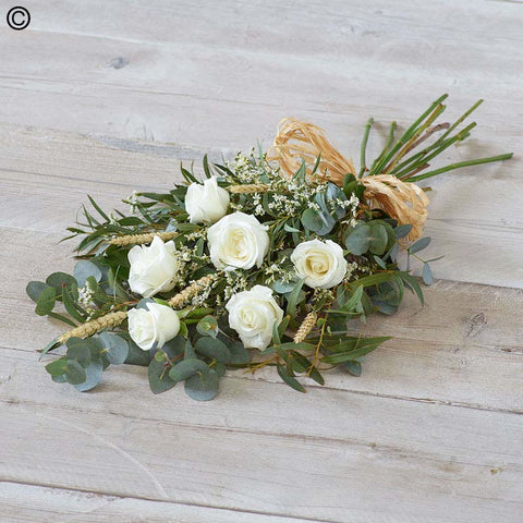 Simple White Rose Sheaf