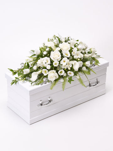 Children's Casket Spray White