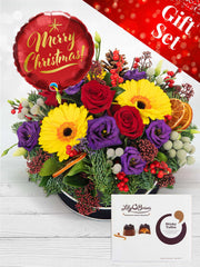 Festive Morning Hatbox Gift Set