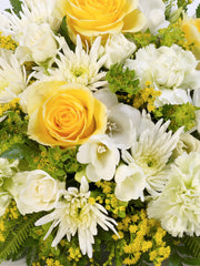 Classic Posy Yellow & White